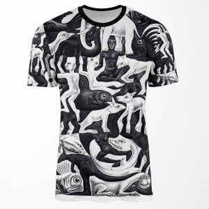 Maurits Cornelis Escher Mosaic Ii All-over-print T-shirt