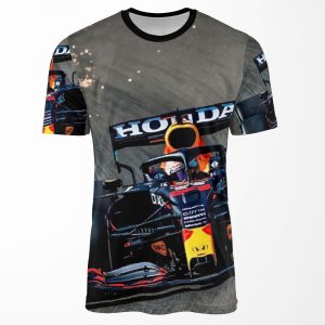 Max Verstappen Sparks F1 2022 All-over-print T-shirt