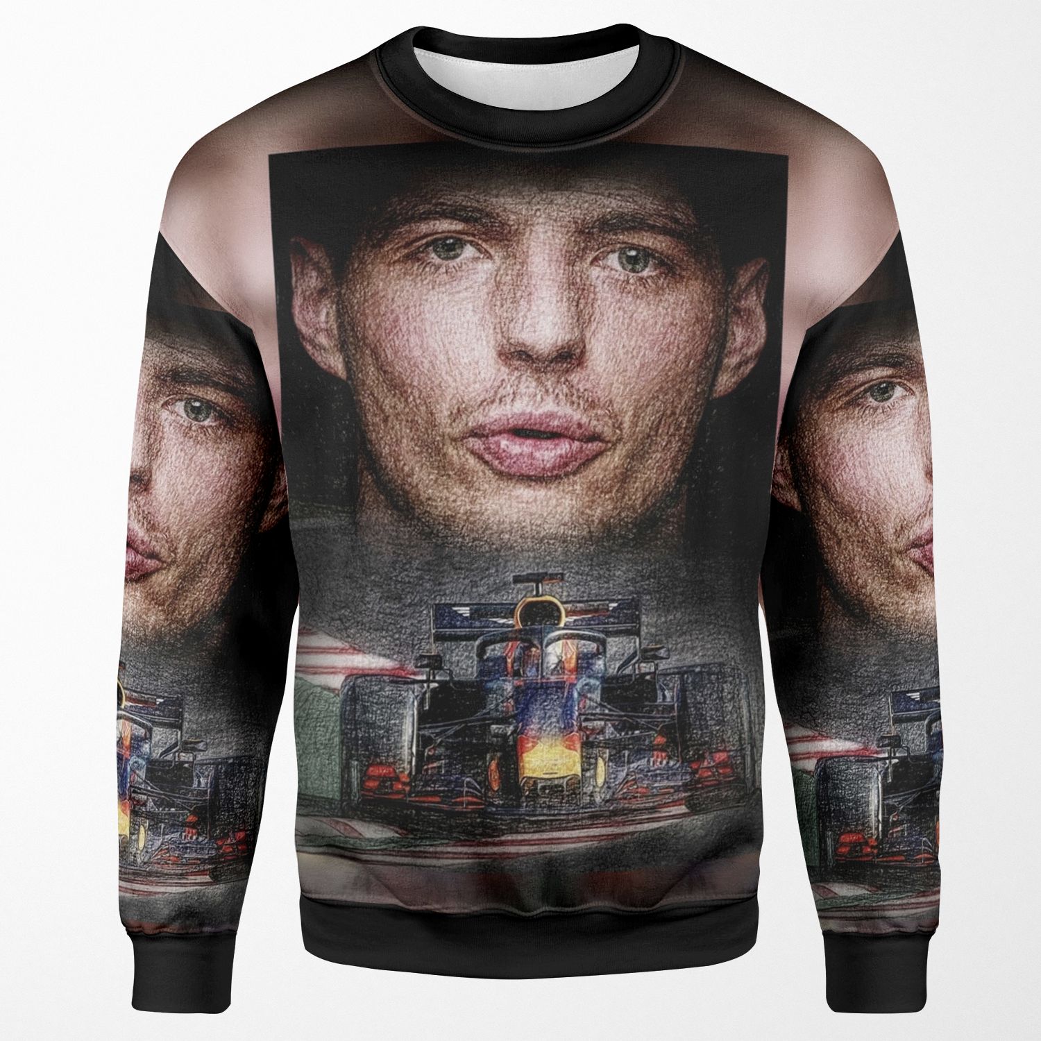 Max Verstappen Superstar All-over-print Unisex Sweatshirt