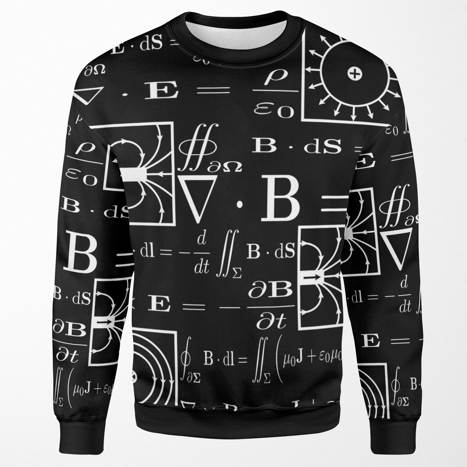 Maxwell S Equations All-over-print Unisex Sweatshirt
