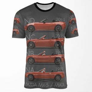 Mazda Mx 5 Evolution All-over-print T-shirt