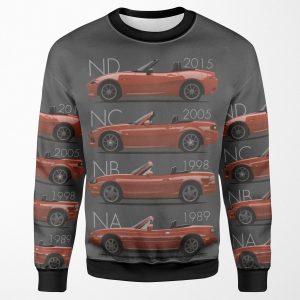 Mazda Mx 5 Evolution All-over-print Unisex Sweatshirt