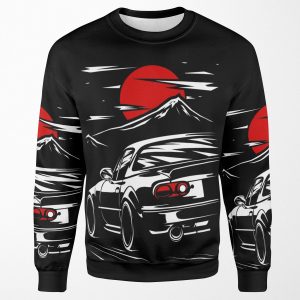 Mazda Mx 5 Miata All-over-print Unisex Sweatshirt
