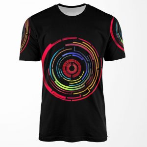 Maze Design All-over-print T-shirt