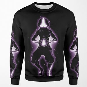 Meditating Avatar Aang All-over-print Unisex Sweatshirt