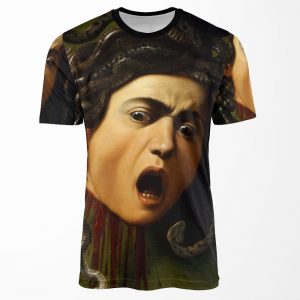 Medusa By Caravaggio All-over-print T-shirt