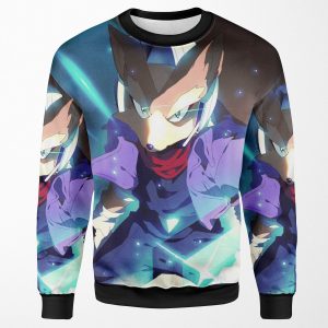Melee Fox Blue All-over-print Unisex Sweatshirt