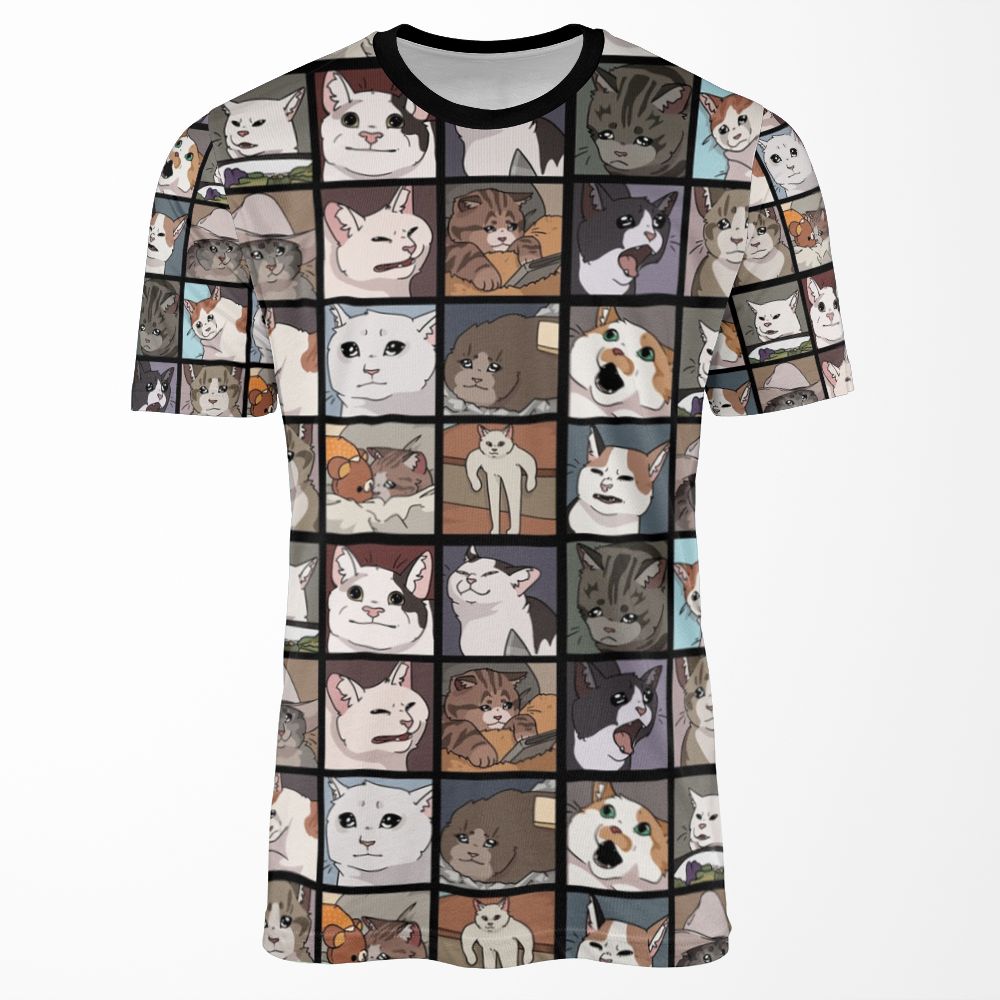 Meme Cats 2 0 All-over-print T-shirt