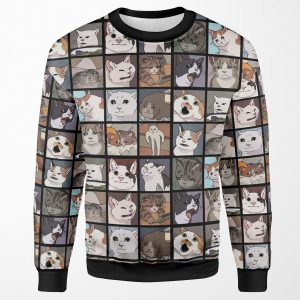 Meme Cats 2 0 All-over-print Unisex Sweatshirt