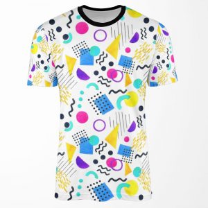 Memphis Style All-over-print T-shirt