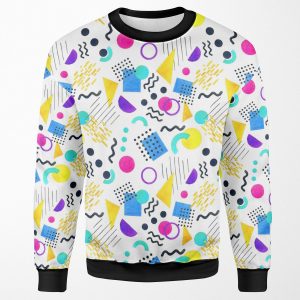 Memphis Style All-over-print Unisex Sweatshirt