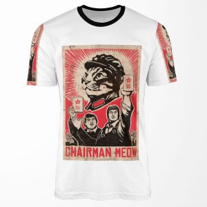 Meow Mao China Cat Meme All-over-print T-shirt