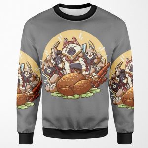 Meowscular Chef Bae All-over-print Unisex Sweatshirt