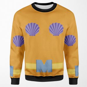 Mermaid Man T Shirt All-over-print Unisex Sweatshirt