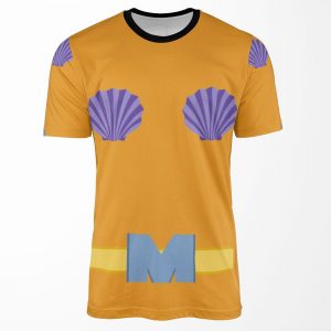 Mermaid ManAll-over-print T-shirt