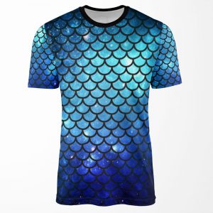 Mermaid Tail All-over-print T-shirt