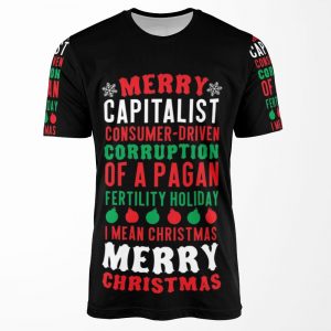 Merry Corruption Of A Pagan Holiday All-over-print T-shirt