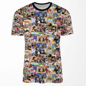 Meryl Streep Collage All-over-print T-shirt