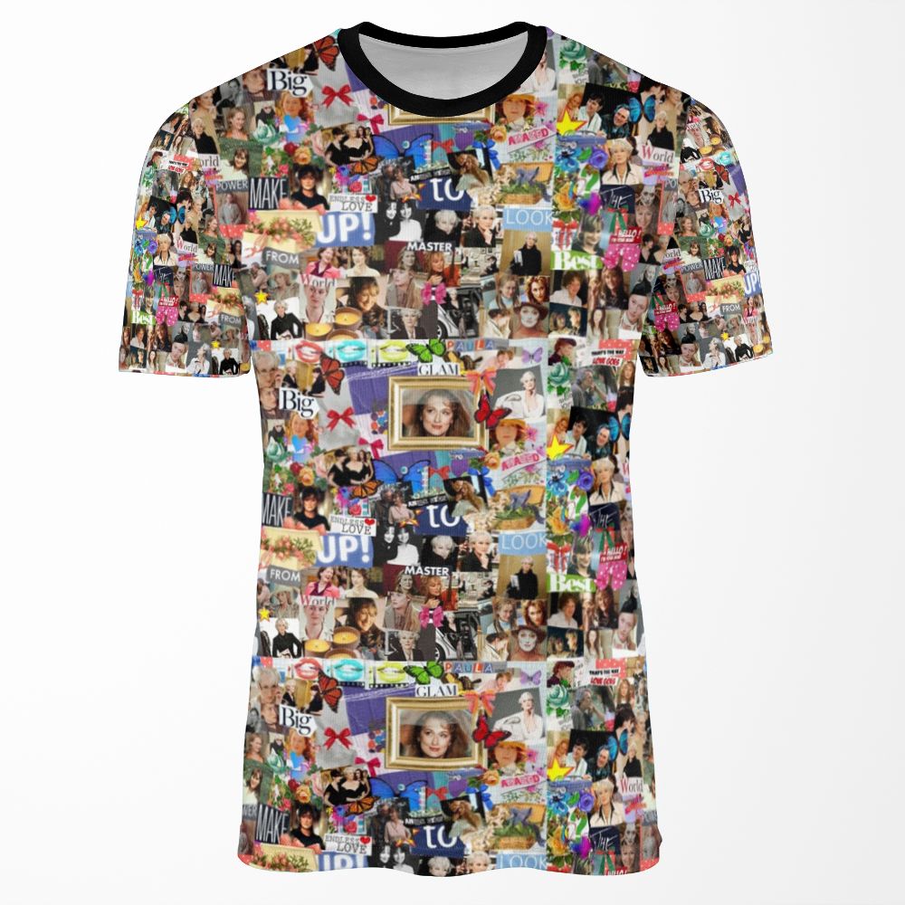 Meryl Streep Collage All-over-print T-shirt