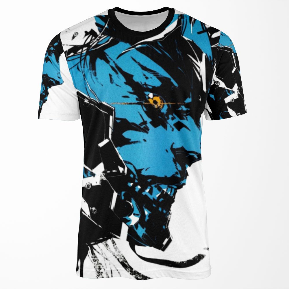 Metal Gear Rising Revengeance Artbook Raiden All-over-print T-shirt