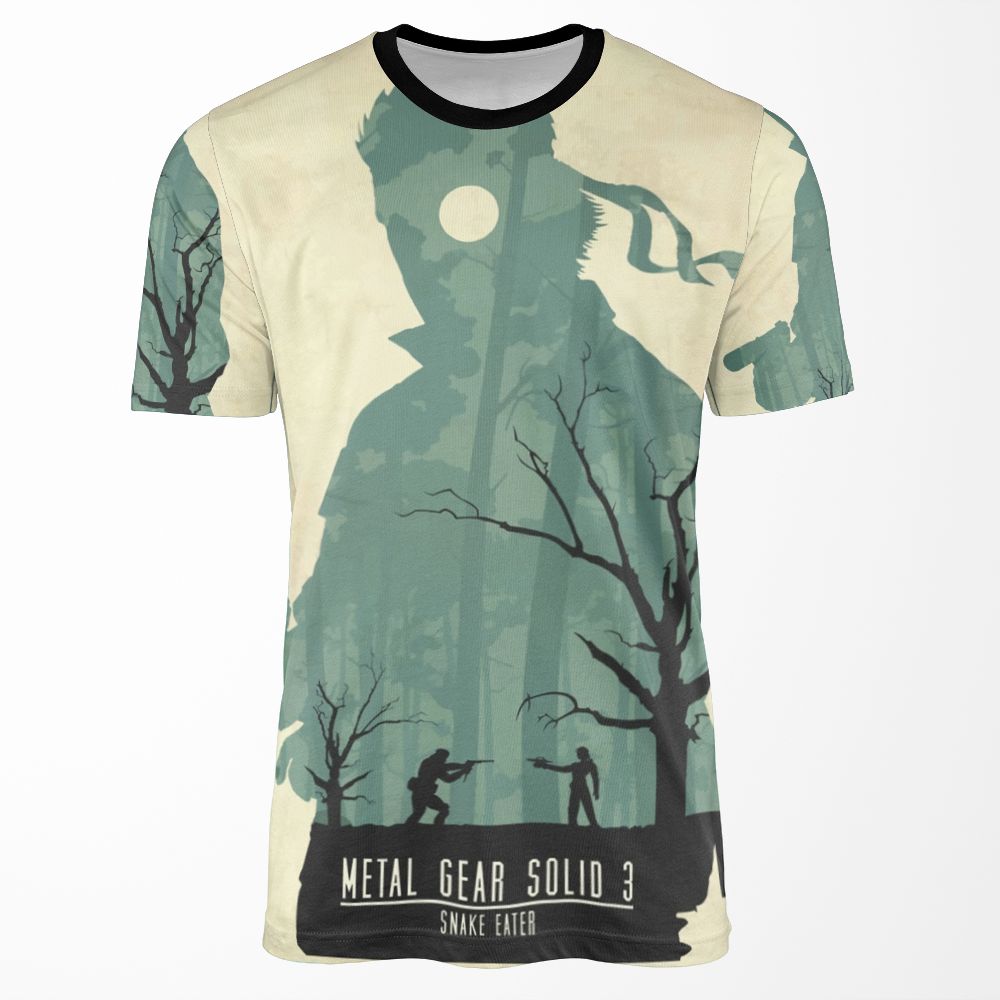 Metal Gear Solid 3 Snake Eater Minimalist Art All-over-print T-shirt