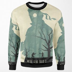 Metal Gear Solid 3 Snake Eater Minimalist Art All-over-print Unisex Sweatshirt