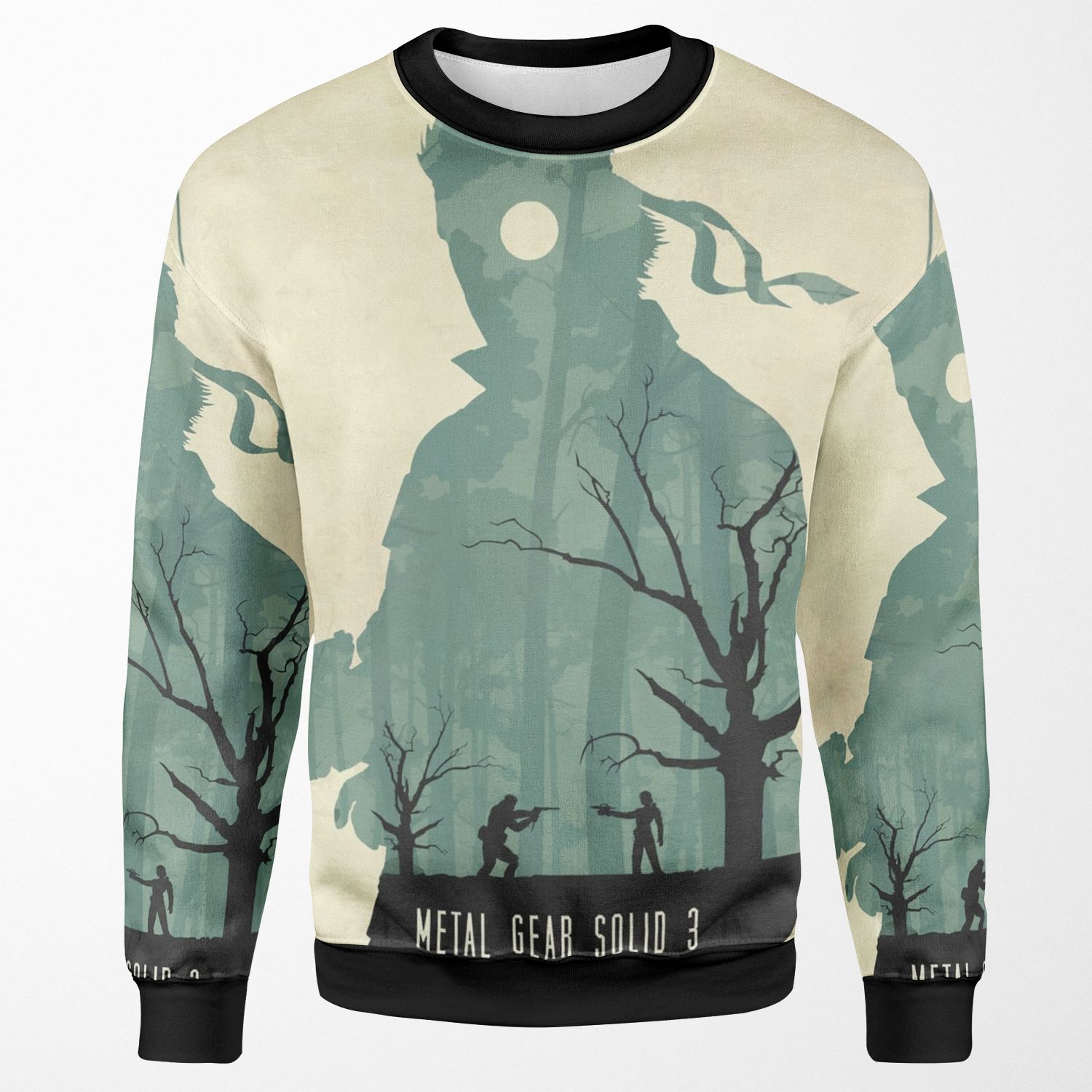 Metal Gear Solid 3 Snake Eater Minimalist Art All-over-print Unisex Sweatshirt