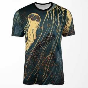Metallic Jellyfish All-over-print T-shirt