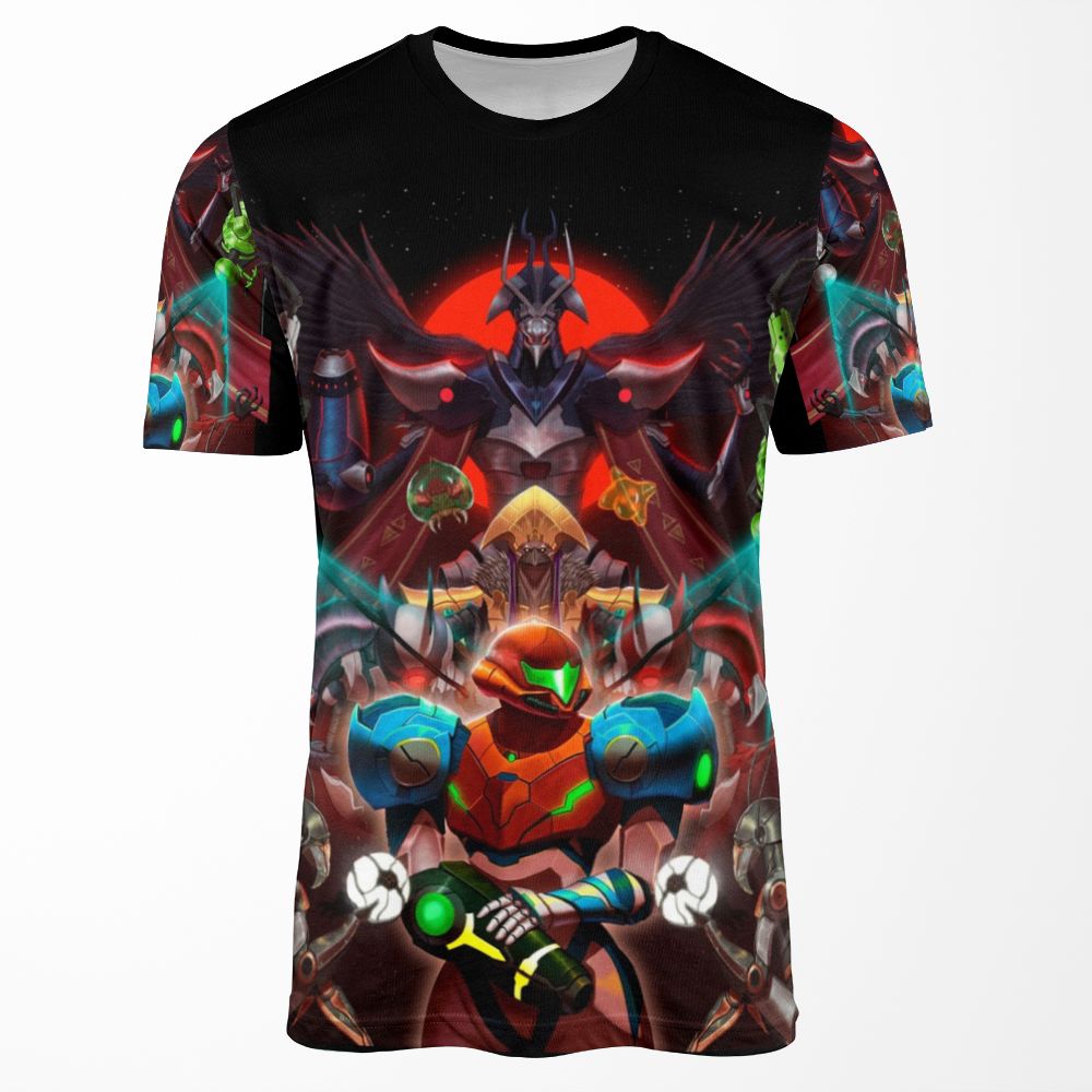 Metroid Dread All-over-print T-shirt