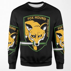 Mgs Foxhound Sfg Logo All-over-print Unisex Sweatshirt