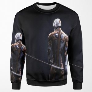 Mgs Gray Fox All-over-print Unisex Sweatshirt