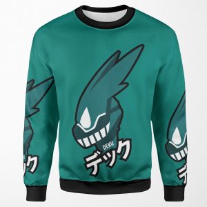 Mha Deku All-over-print Unisex Sweatshirt