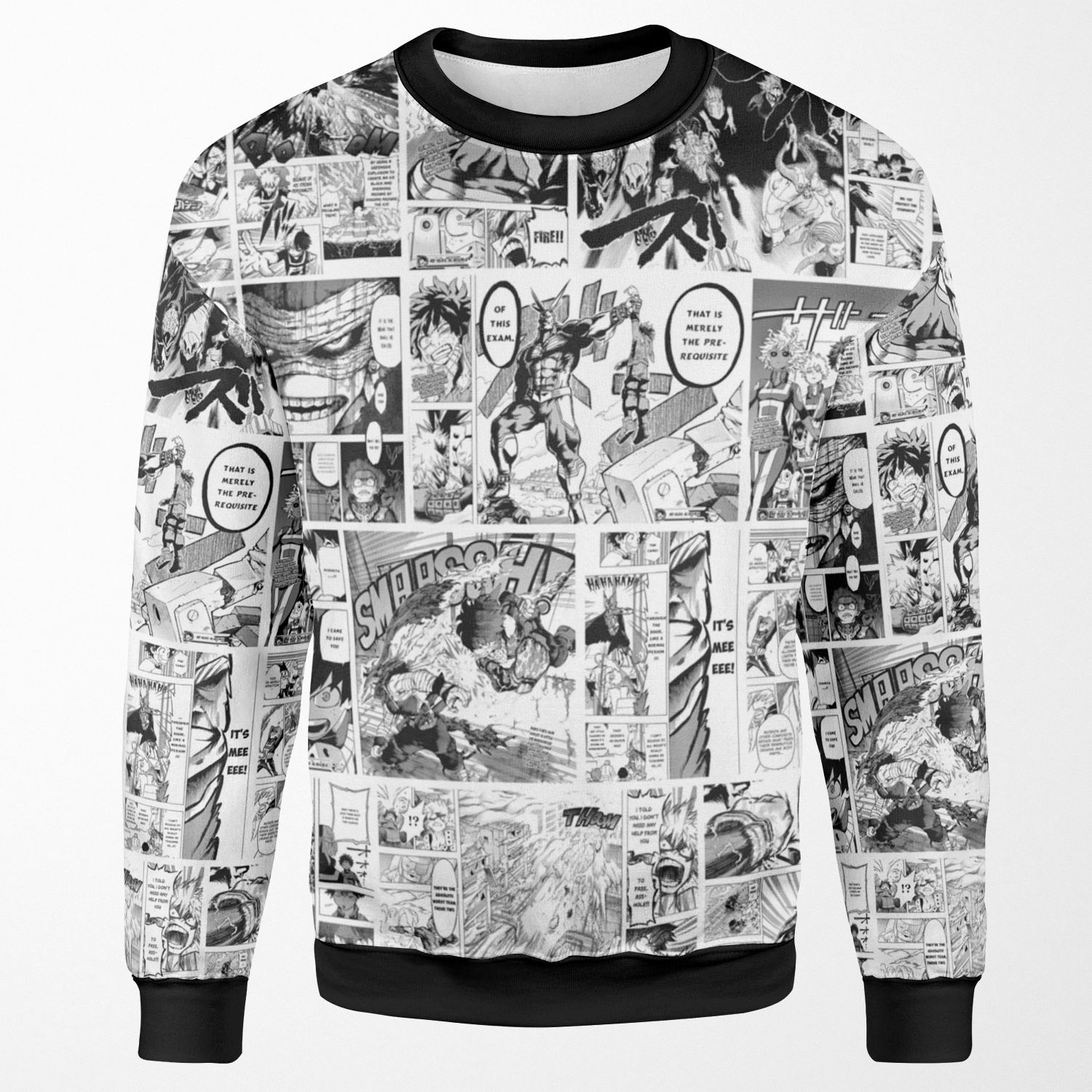 Mha Manga Panels All-over-print Unisex Sweatshirt
