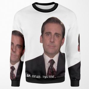 Michael Scott I Am Dead Inside All-over-print Unisex Sweatshirt