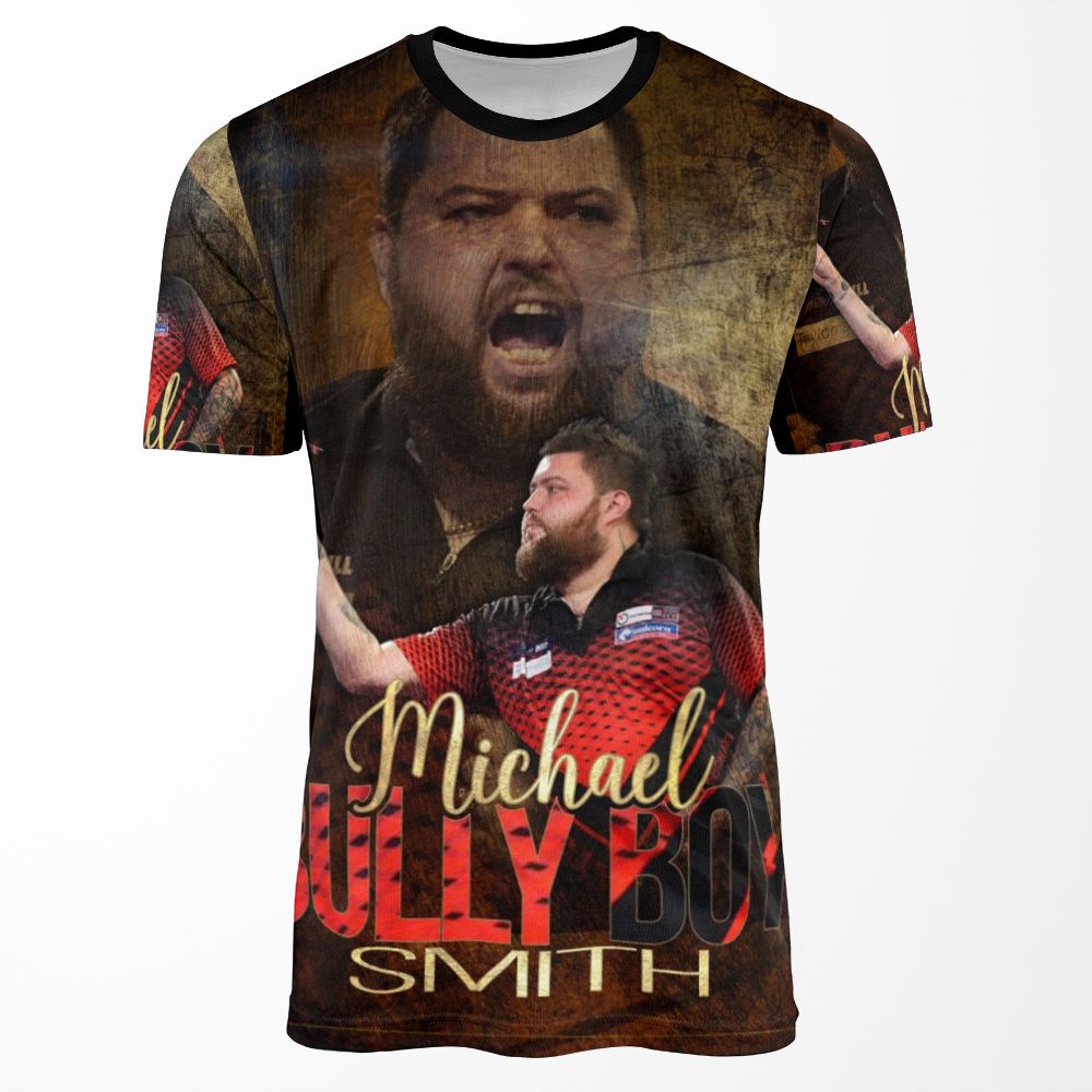 Michael Smith Darts Player Alloverprint Tshirt Chief Tshirt