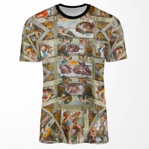 Michelangelo The Sistine Chapel All-over-print T-shirt
