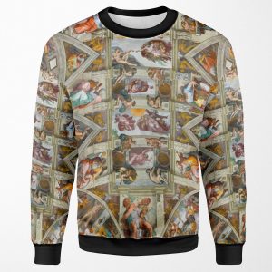 Michelangelo The Sistine Chapel All-over-print Unisex Sweatshirt