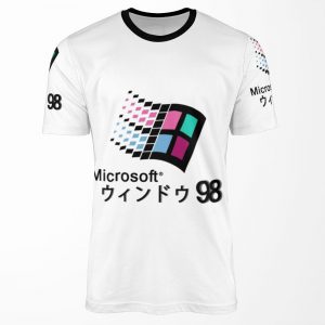 Microsoft Windows 98 Vaporwave All-over-print T-shirt