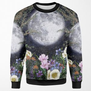Midnight In The Garden Ii All-over-print Unisex Sweatshirt