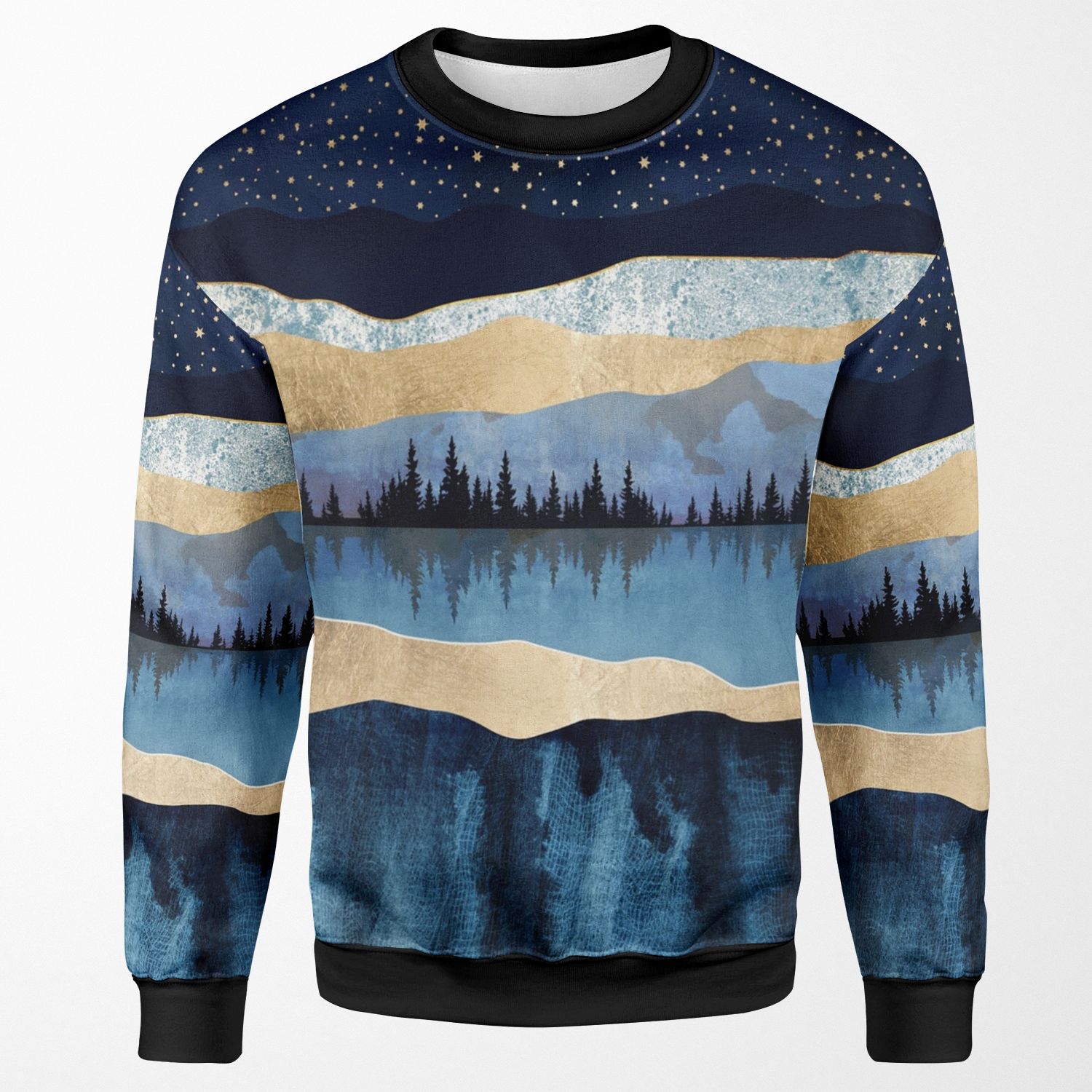 Midnight Lake All-over-print Unisex Sweatshirt