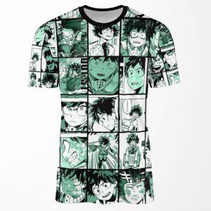 Midoriya Izuku Collage Color Version All-over-print T-shirt