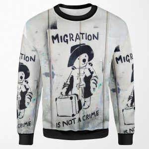 Migration Is Not A Crime All-over-print Unisex Sweatshirt