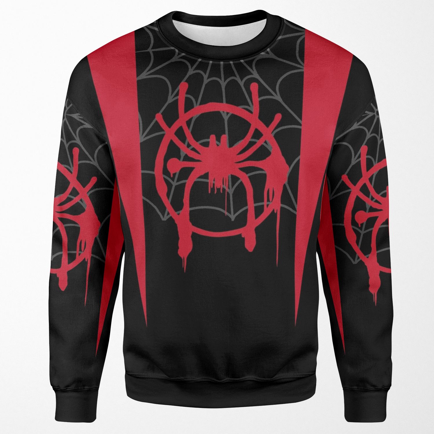 Miles Morales Costume Into The Spider Verse All-over-print Unisex Sweatshirt