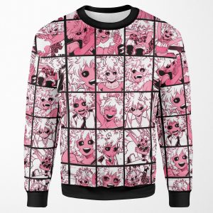 Mina Ashido Collage Color Version All-over-print Unisex Sweatshirt