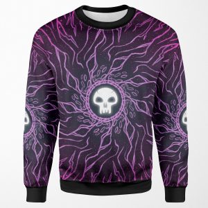 Minimalist Mana Skull Ii All-over-print Unisex Sweatshirt