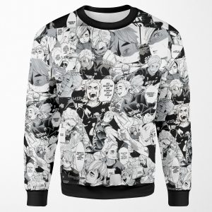 Miya Atsumu Manga Collage Haikyuu All-over-print Unisex Sweatshirt
