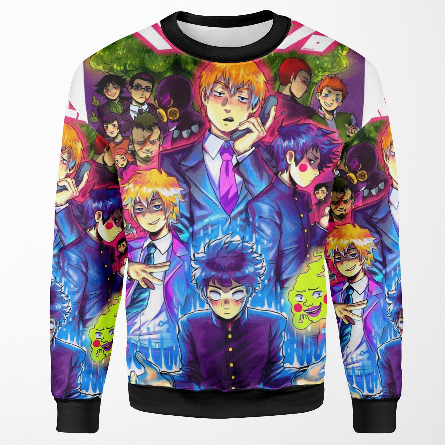 Mob Psycho 100 All-over-print Unisex Sweatshirt