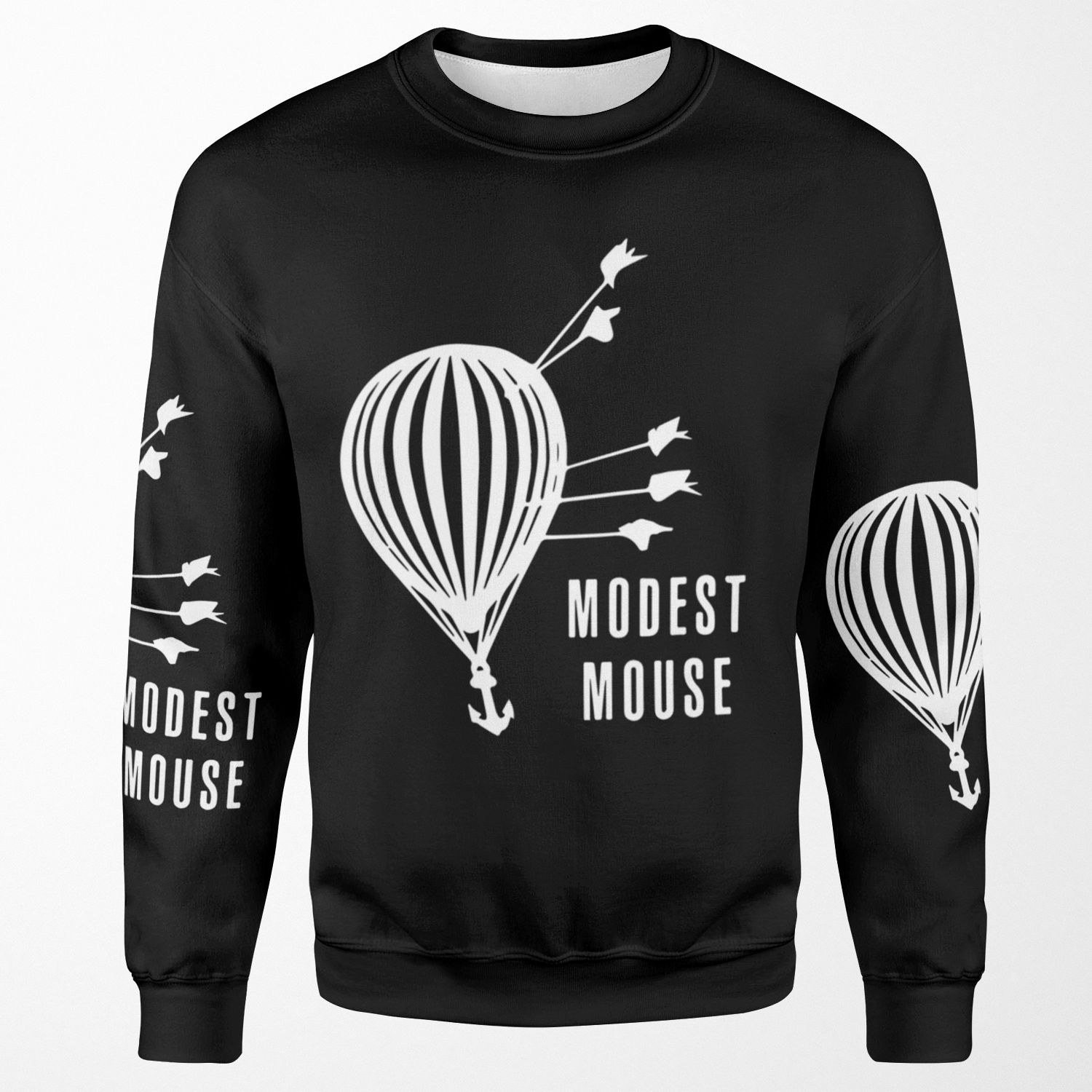 Modest Mouse Good News Before The Ship Sank Combined Album Covers Dark All-over-print Unisex Sweatshirt