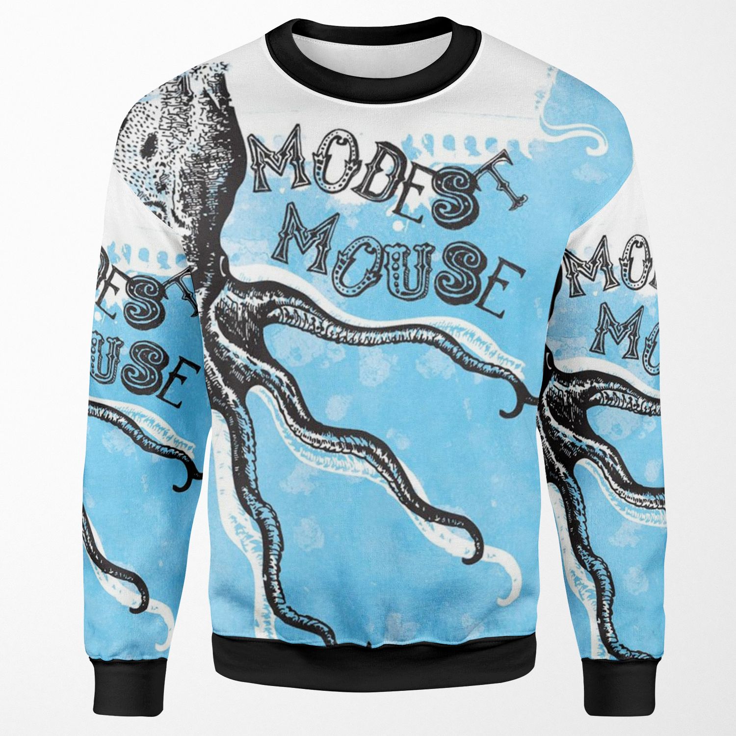 Modest Mouse Octopus All-over-print Unisex Sweatshirt