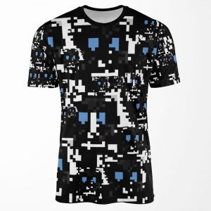 Modified Anti Surveillance Disable Facial Recognition Pattern All-over-print T-shirt